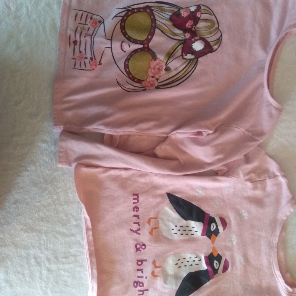 4T long sleeve T shirt bundle lot old navy garanimals